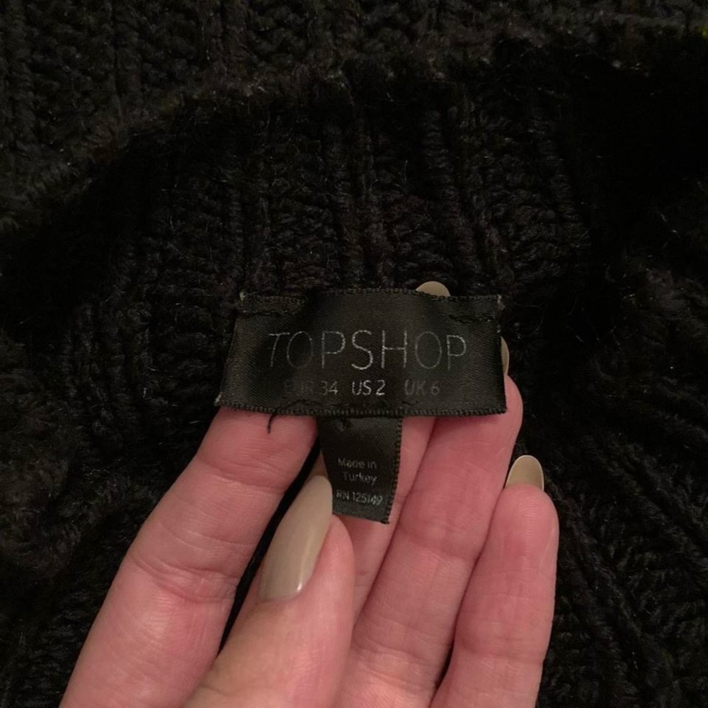Topshop Deflected Rib Sweater - Picture 4 of 4